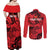 Personalised China Badminton Couples Matching Off Shoulder Maxi Dress and Long Sleeve Button Shirt 2024 Chinese Dragon Version - Wonder Print Shop