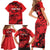 Personalised China Badminton Family Matching Short Sleeve Bodycon Dress and Hawaiian Shirt 2024 Chinese Dragon Version - Wonder Print Shop