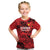 Personalised China Badminton Kid T Shirt 2024 Chinese Dragon Version - Wonder Print Shop