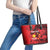 Personalised China Badminton Leather Tote Bag 2024 Chinese Dragon Version