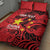 Personalised China Badminton Quilt Bed Set 2024 Chinese Dragon Version - Wonder Print Shop