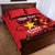 Personalised China Badminton Quilt Bed Set 2024 Chinese Dragon Version - Wonder Print Shop