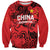 Personalised China Badminton Sweatshirt 2024 Chinese Dragon Version - Wonder Print Shop