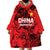 Personalised China Badminton Wearable Blanket Hoodie 2024 Chinese Dragon Version - Wonder Print Shop