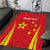 Personalised China Badminton Area Rug 2024 Sporty Red Version - Wonder Print Shop