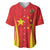 Personalised China Badminton Baseball Jersey 2024 Sporty Red Version - Wonder Print Shop