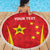 Personalised China Badminton Beach Blanket 2024 Sporty Red Version - Wonder Print Shop