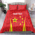 Personalised China Badminton Bedding Set 2024 Sporty Red Version - Wonder Print Shop