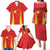 Personalised China Badminton Family Matching Puletasi and Hawaiian Shirt 2024 Sporty Red Version - Wonder Print Shop