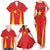 Personalised China Badminton Family Matching Tank Maxi Dress and Hawaiian Shirt 2024 Sporty Red Version - Wonder Print Shop