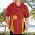 Personalised China Badminton Hawaiian Shirt 2024 Sporty Red Version - Wonder Print Shop