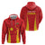 Personalised China Badminton Hoodie 2024 Sporty Red Version - Wonder Print Shop