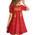 Personalised China Badminton Kid Short Sleeve Dress 2024 Sporty Red Version - Wonder Print Shop