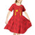 Personalised China Badminton Kid Short Sleeve Dress 2024 Sporty Red Version - Wonder Print Shop