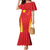 Personalised China Badminton Mermaid Dress 2024 Sporty Red Version - Wonder Print Shop