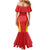 Personalised China Badminton Mermaid Dress 2024 Sporty Red Version - Wonder Print Shop