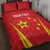 Personalised China Badminton Quilt Bed Set 2024 Sporty Red Version - Wonder Print Shop