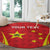 Personalised China Badminton Round Carpet 2024 Sporty Red Version