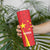 Personalised China Badminton Skinny Tumbler 2024 Sporty Red Version