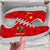 Personalised China Badminton Sneakers 2024 Sporty Red Version - Wonder Print Shop