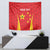 Personalised China Badminton Tapestry 2024 Sporty Red Version