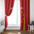 Personalised China Badminton Window Curtain 2024 Sporty Red Version - Wonder Print Shop