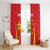 Personalised China Badminton Window Curtain 2024 Sporty Red Version - Wonder Print Shop