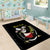 Personalised China Badminton Area Rug 2024 Chinese Cute Panda Black Version - Wonder Print Shop