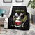 Personalised China Badminton Blanket 2024 Chinese Cute Panda Black Version