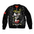 Personalised China Badminton Bomber Jacket 2024 Chinese Cute Panda Black Version - Wonder Print Shop