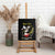 Personalised China Badminton Canvas Wall Art 2024 Chinese Cute Panda Black Version - Wonder Print Shop