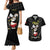 Personalised China Badminton Couples Matching Mermaid Dress and Hawaiian Shirt 2024 Chinese Cute Panda Black Version - Wonder Print Shop