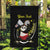 Personalised China Badminton Garden Flag 2024 Chinese Cute Panda Black Version - Wonder Print Shop