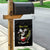 Personalised China Badminton Garden Flag 2024 Chinese Cute Panda Black Version - Wonder Print Shop