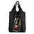 Personalised China Badminton Grocery Bag Chinese Cute Panda Black Version