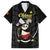 Personalised China Badminton Hawaiian Shirt 2024 Chinese Cute Panda Black Version - Wonder Print Shop