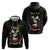 Personalised China Badminton Hoodie 2024 Chinese Cute Panda Black Version - Wonder Print Shop