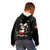 Personalised China Badminton Kid Hoodie 2024 Chinese Cute Panda Black Version - Wonder Print Shop