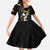 Personalised China Badminton Kid Short Sleeve Dress 2024 Chinese Cute Panda Black Version - Wonder Print Shop