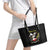 Personalised China Badminton Leather Tote Bag 2024 Chinese Cute Panda Black Version