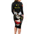 Personalised China Badminton Long Sleeve Bodycon Dress 2024 Chinese Cute Panda Black Version - Wonder Print Shop