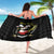 Personalised China Badminton Sarong 2024 Chinese Cute Panda Black Version - Wonder Print Shop