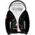 Personalised China Badminton Sherpa Hoodie 2024 Chinese Cute Panda Black Version - Wonder Print Shop