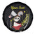 Personalised China Badminton Spare Tire Cover 2024 Chinese Cute Panda Black Version - Wonder Print Shop