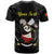 Personalised China Badminton T Shirt 2024 Chinese Cute Panda Black Version - Wonder Print Shop