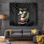 Personalised China Badminton Tapestry 2024 Chinese Cute Panda Black Version