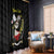 Personalised China Badminton Window Curtain 2024 Chinese Cute Panda Black Version - Wonder Print Shop