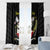 Personalised China Badminton Window Curtain 2024 Chinese Cute Panda Black Version - Wonder Print Shop