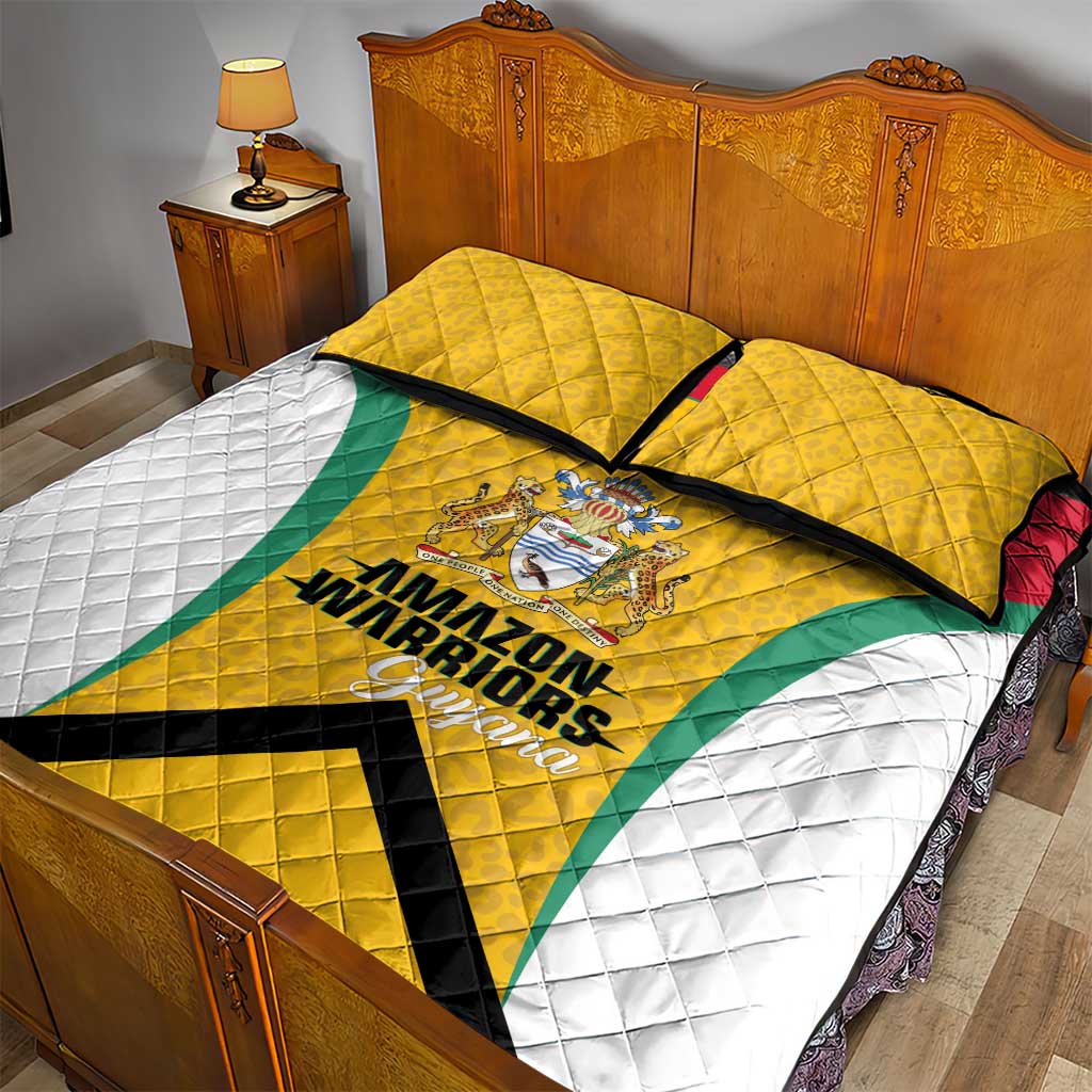 Guyana Cricket Quilt Bed Set Amazon Warriors Est 2013 Version - Wonder Print Shop