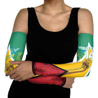 Custom Guyana Cricket Amazon Warriors Arm Sleeves Flag Style - Wonder Print Shop